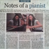 Featured on The New Indian Express newspaper – Notes of a pianist